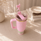 Stanley LoveShackFancy Pink Bow 40oz Insulated Tumbler Gift Set