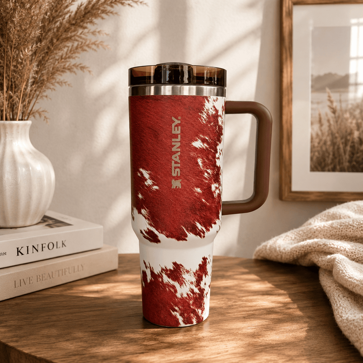 Western Cowhide Adventure Tumbler