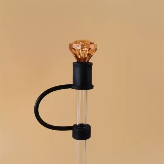 Stanley Crystal Straw Charm Topper(4 Pack）