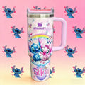 Rainbow Stitch Love Tumbler